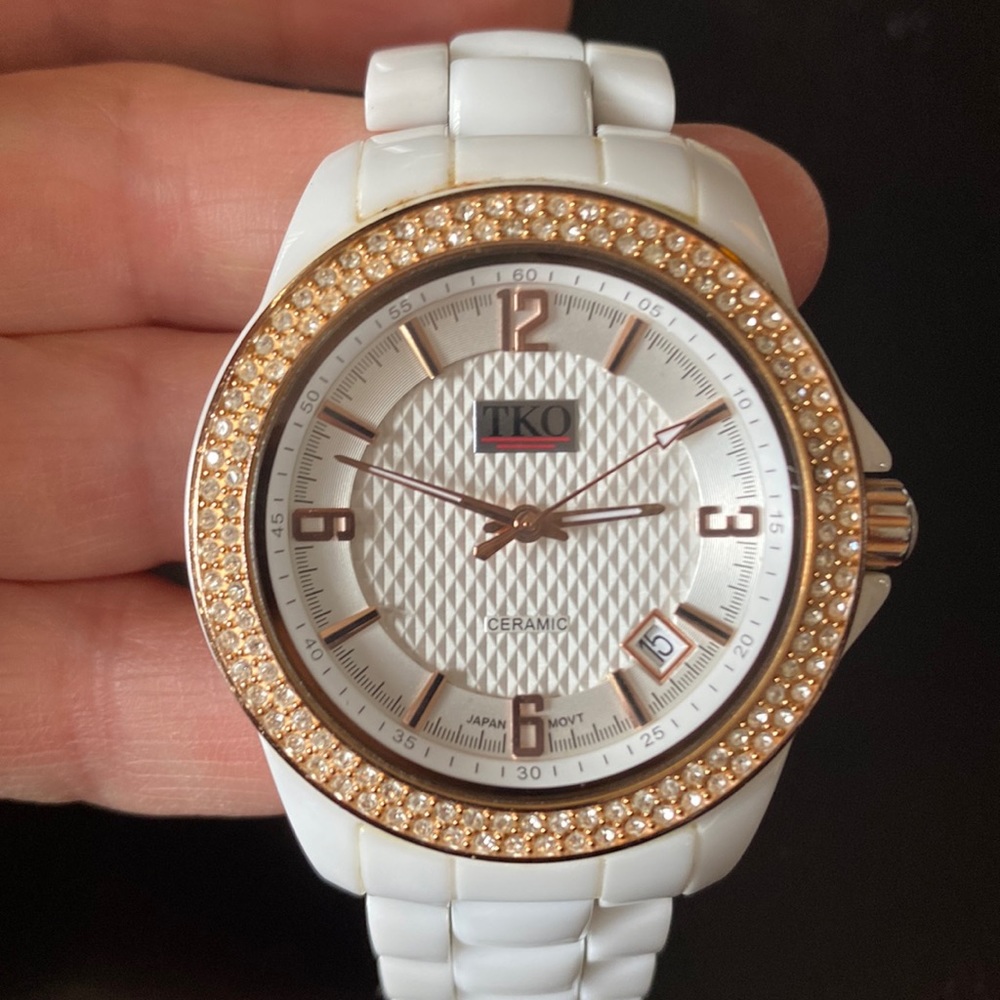 TKO White Ceramic Watch